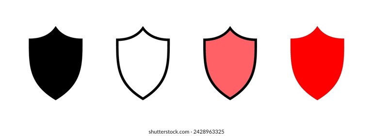 Shield icon vector illustration. Protection icon. Security sign and symbol