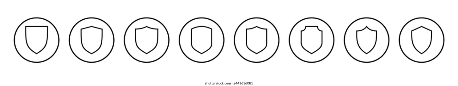 Shield icon vector illustration. Protection icon. Security sign and symbol