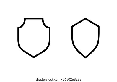 Shield icon vector illustration. Protection icon. Security sign and symbol
