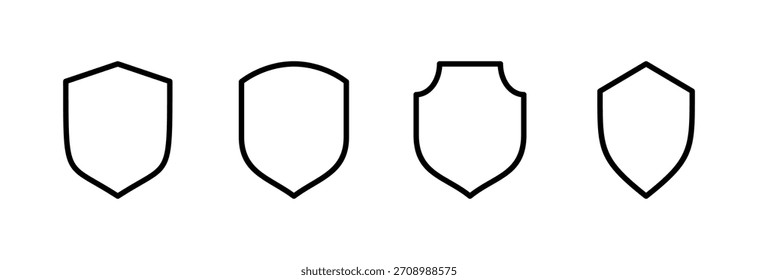 Shield icon vector illustration. Protection icon. Security sign and symbol