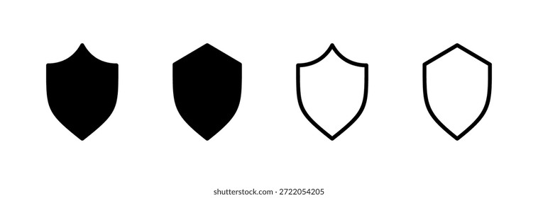Shield icon vector illustration. Protection icon. Security sign and symbol
