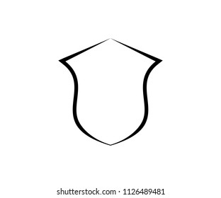 Shield icon vector logo