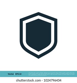 Shield Icon Vector Logo Template Illustration Design. Vector EPS 10.