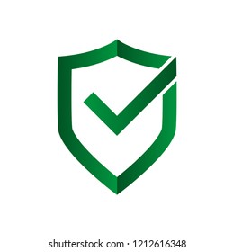 shield icon vector logo template 