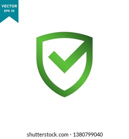 shield icon vector logo template 