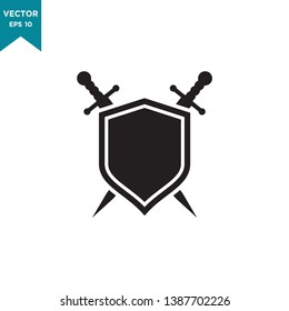 shield icon vector logo template