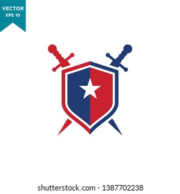 shield icon vector logo template