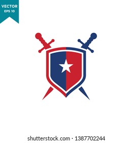 shield icon vector logo template