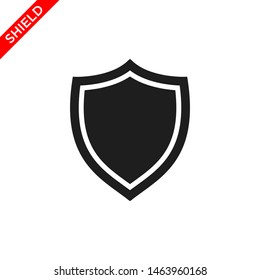 shield icon vector logo template, secure icon 