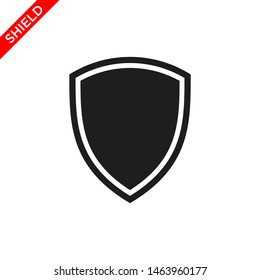 shield icon vector logo template, secure icon 