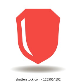 Shield Icon Vector. Protected Guard Logo. Safety Symbol.