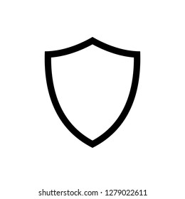 Shield icon vector. Protection icon vector. Security vector icon