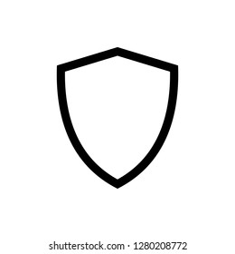 Shield icon vector. Protection icon vector. Security vector icon