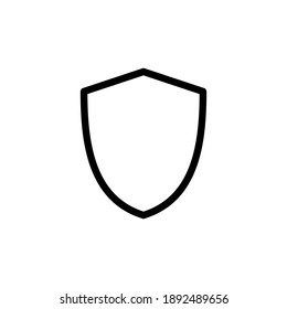 Shield icon vector. Protection icon vector. Security vector icon