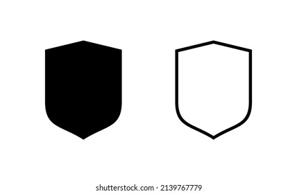 Shield icon vector. Protection icon. Security sign and symbol