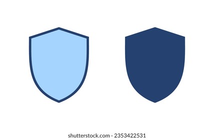 Shield icon vector. Protection icon. Security sign and symbol