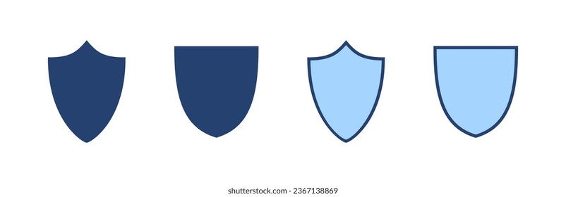 Shield icon vector. Protection icon. Security sign and symbol