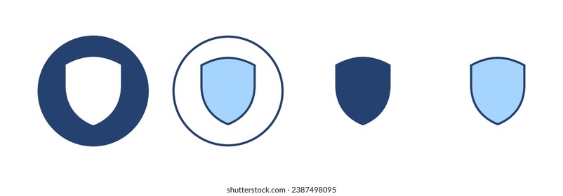 Shield icon vector. Protection icon. Security sign and symbol
