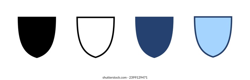 Shield icon vector. Protection icon. Security sign and symbol