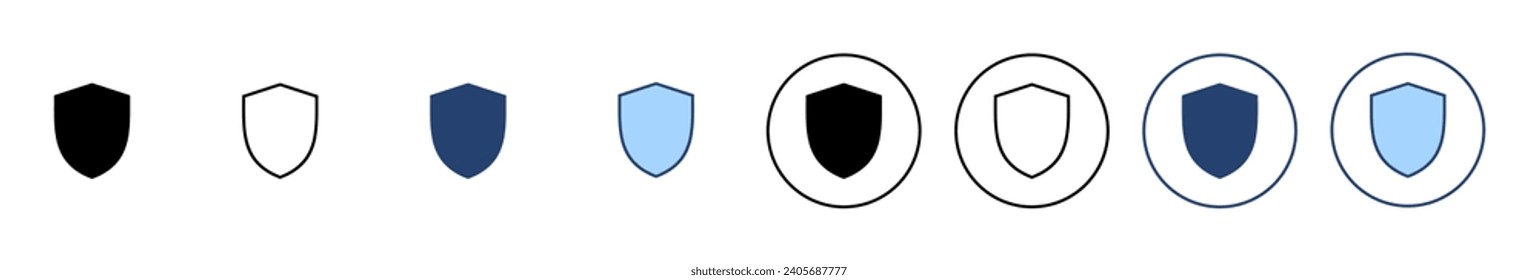 Shield icon vector. Protection icon. Security sign and symbol