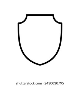 Shield icon vector. Protection icon vector. Security vector icon