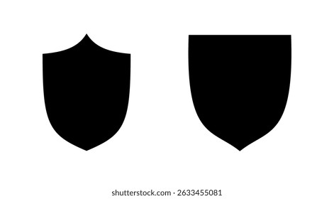 Vetor de ícone de escudo. Ícone Proteção. Sinal e símbolo de segurança