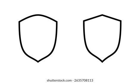 Shield icon vector. Protection icon. Security sign and symbol
