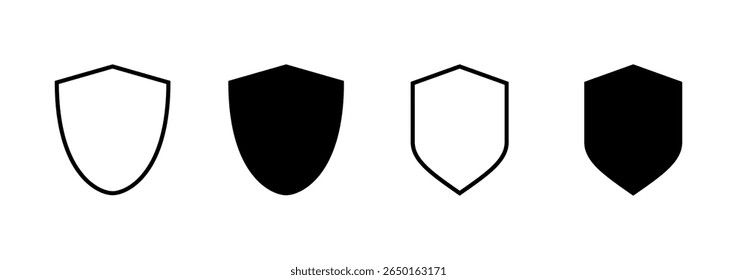 Shield icon vector. Protection icon. Security sign and symbol