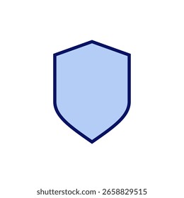 Vector de icono de escudo. Icono de protección. Signo y símbolo de seguridad