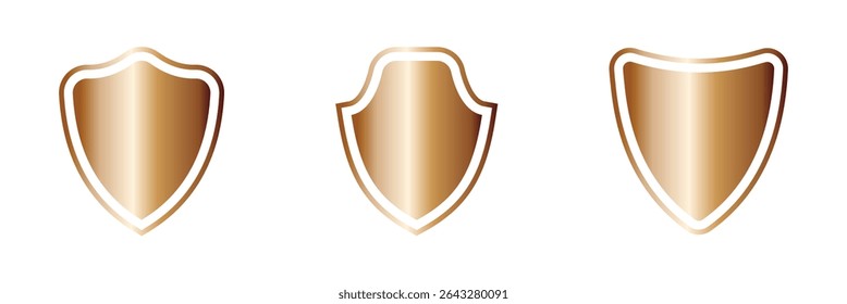 Shield icon vector. Secure and protection icon symbol illustration