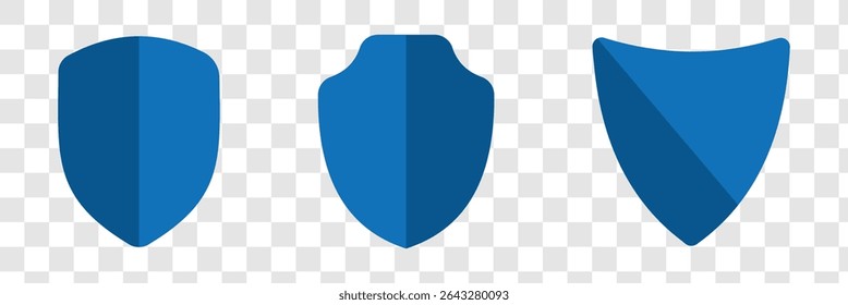 Vetor de ícone de escudo. Ilustração do símbolo do ícone de proteção e segurança