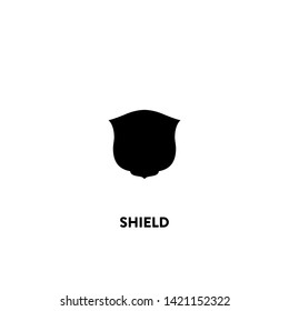 shield icon vector. shield sign on white background. shield icon for web and app