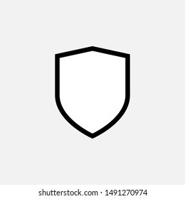 Shield Icon - Vector, Sign and Symbol for Design, Presentation, Website or Apps Elements.