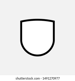 Shield Icon - Vector, Sign and Symbol for Design, Presentation, Website or Apps Elements.