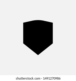 Shield Icon - Vector, Sign and Symbol for Design, Presentation, Website or Apps Elements.