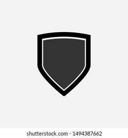 Shield Icon - Vector, Sign and Symbol for Design, Presentation, Website or Apps Elements.