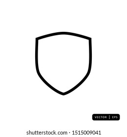 Shield Icon Vector - Sign or Symbol 