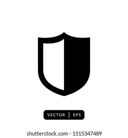 Shield Icon Vector - Sign or Symbol 