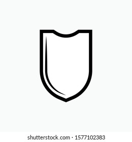 Shield Icon - Vector, Sign and Symbol for Design, Presentation, Website or Apps Elements.