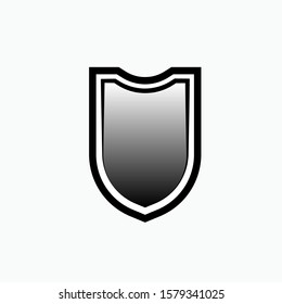 Shield Icon - Vector, Sign and Symbol for Design, Presentation, Website or Apps Elements.
