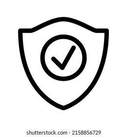 Ilustración de diseño del símbolo del vector de icono Escudo
