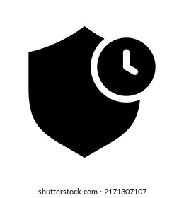Design-Illustration für Schildsymbolen-Vektorsymbol