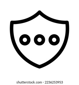 Shield Icon Vector Symbol Design Illustration