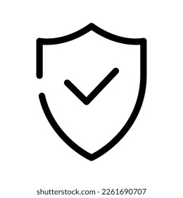 Shield Icon Vector Symbol Design Illustration