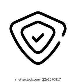 Shield Icon Vector Symbol Design Illustration