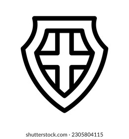 Shield Icon Vector Symbol Design Illustration