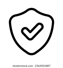 Shield Icon Vector Symbol Design Illustration