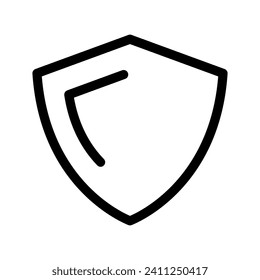 Ilustración de diseño del símbolo del vector de icono Escudo