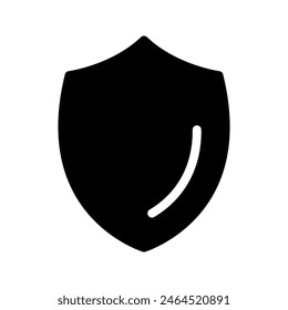 Ilustración de diseño de símbolo de Vector de escudo