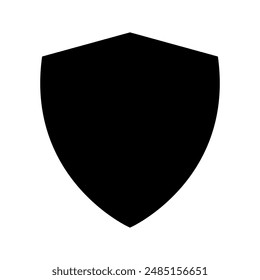 Ilustración de diseño de símbolo de Vector de escudo